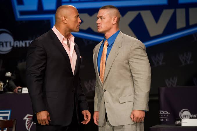 John Cena and the Rock | credit-WWE