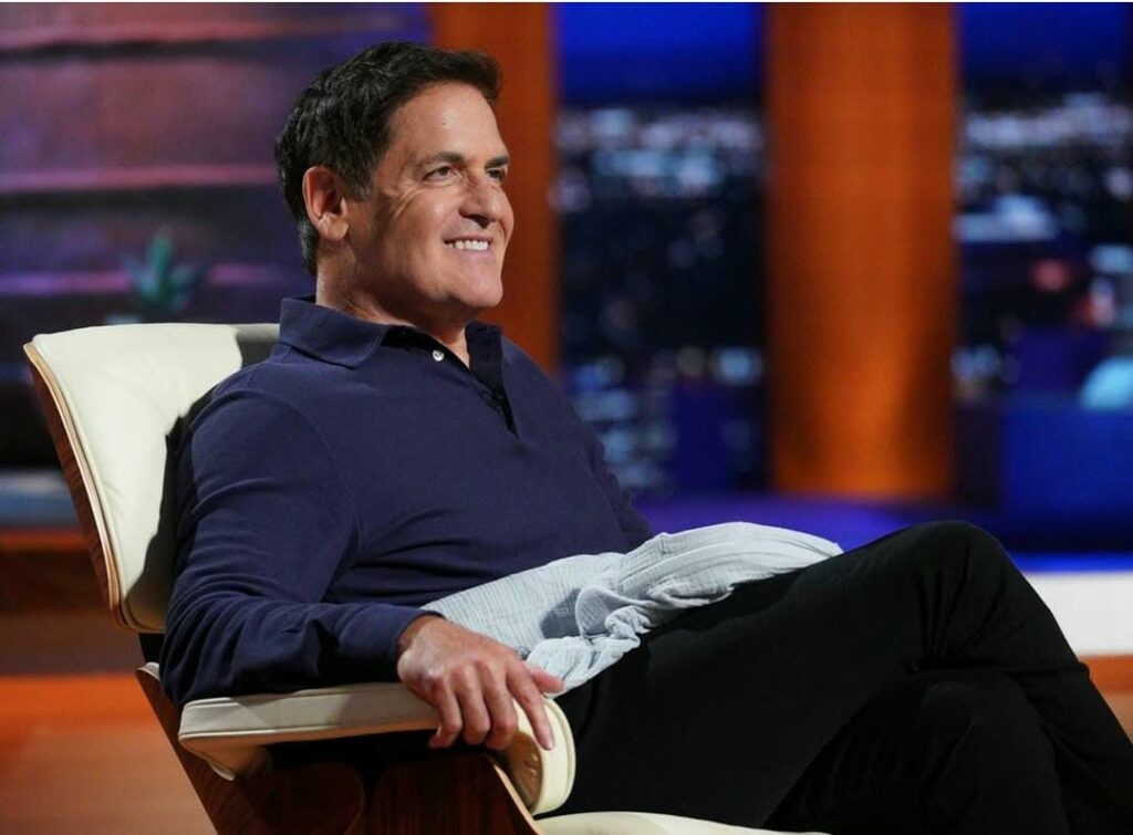 Mark Cuban in a still from Shark Tank 