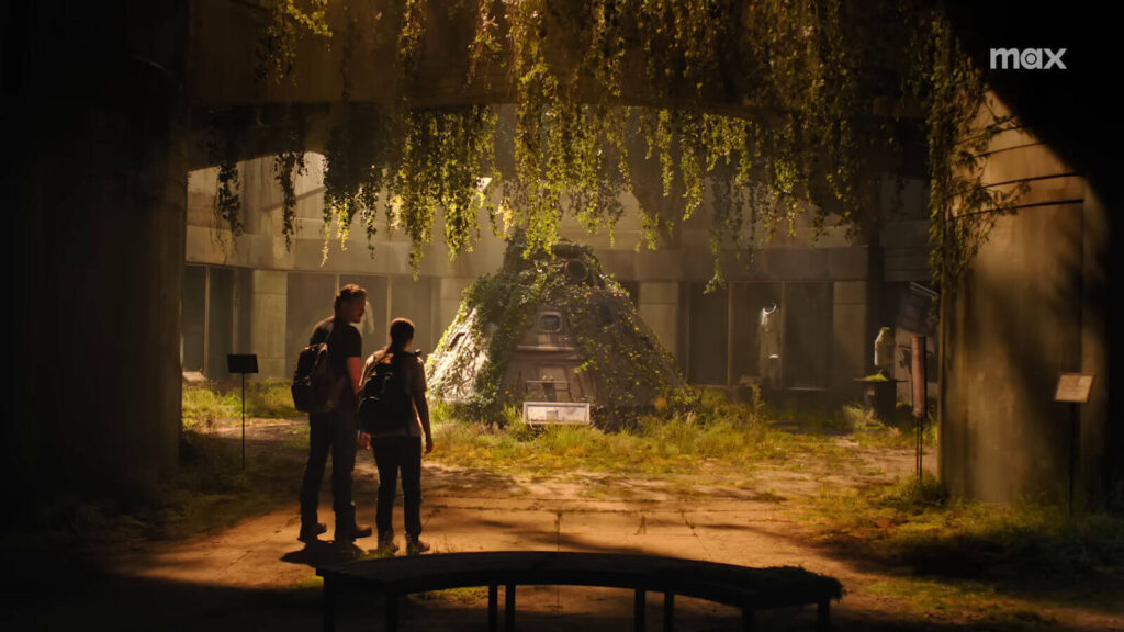 The image shows Jeol and Ellie from The last of Us season 2 trailer