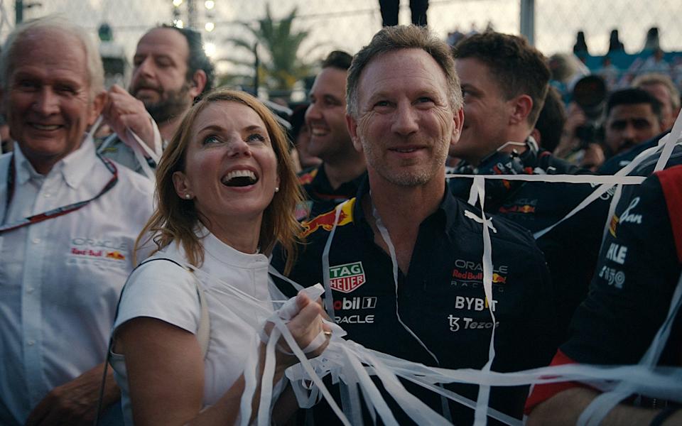 Christian Horner and Geri Halliwell in Drive to Survive.