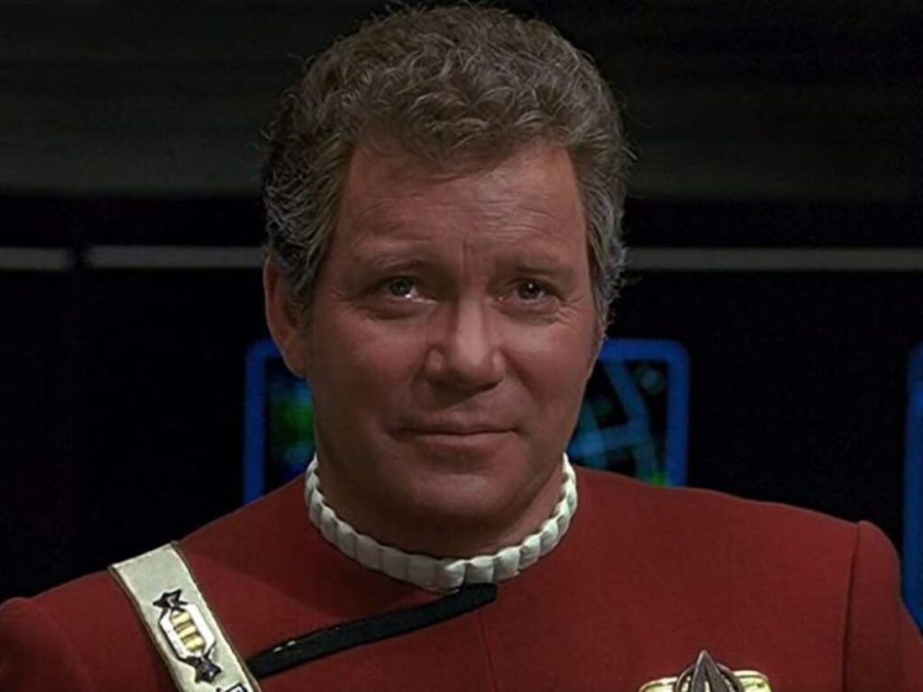 William Shatner as Captain Kirk