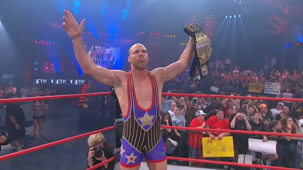 Kurt Angle as TNA World Champion