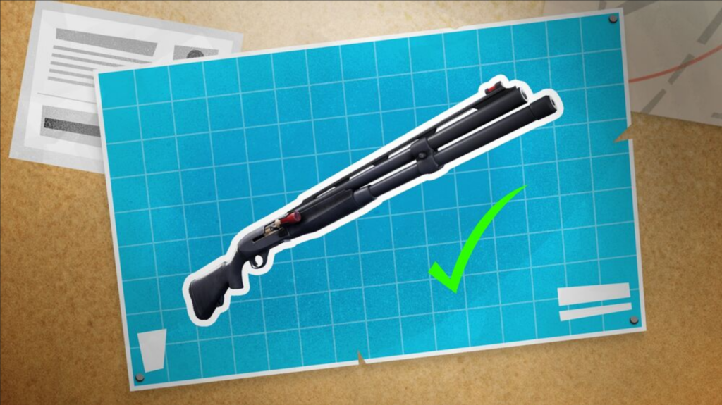 The Combat Shotgun in Fortnite. 