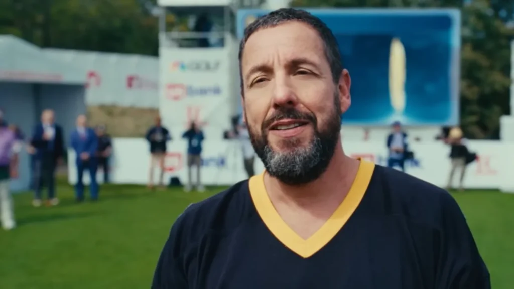 Adam Sandler as Happy Gilmore in Happy Gilmore 2