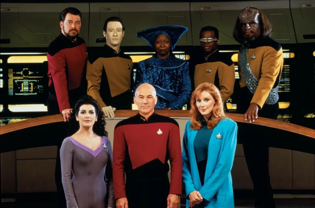 The Star Trek: TNG cast