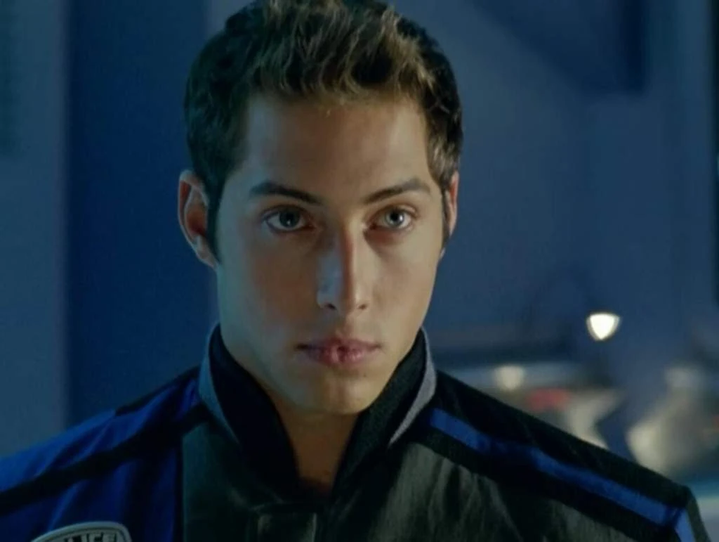 Chris Violette as the Blue Ranger from Power Rangers S.P.D.