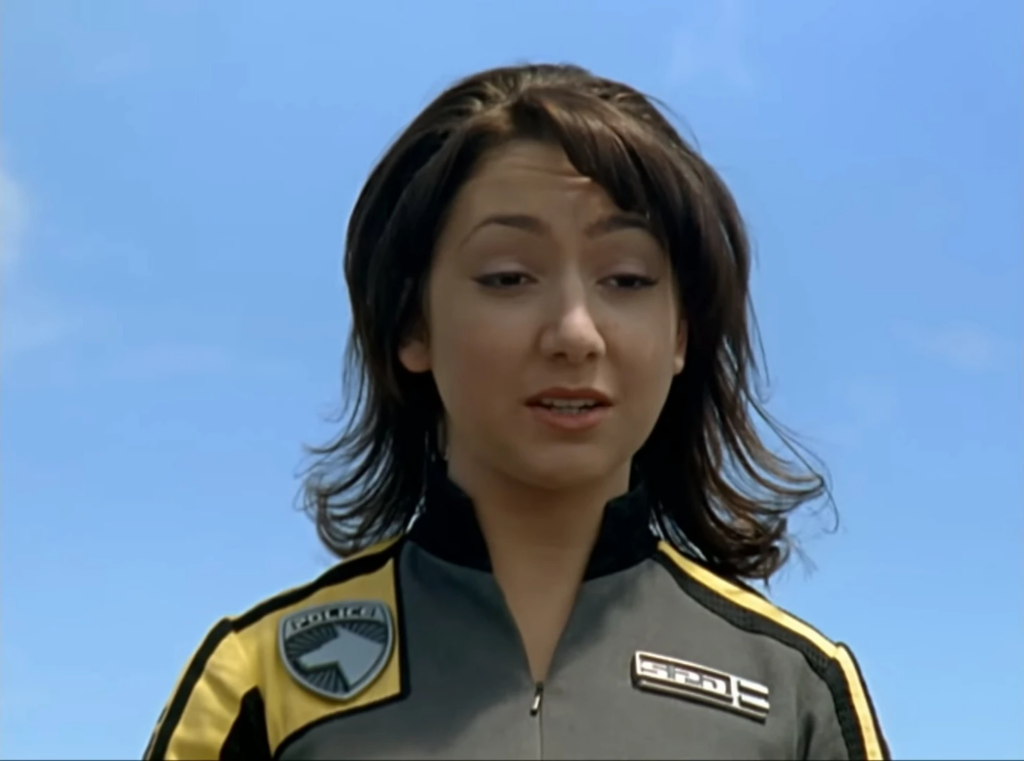 Monica May as the Yellow Ranger from Power Rangers S.P.D.