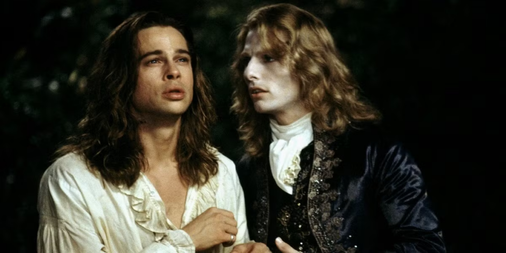 A still of Brad Pitt and Tom Cruise in Interview with the Vampire