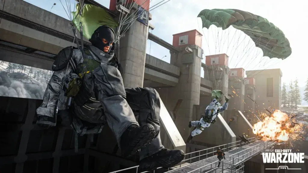 New Warzone Update Finally Releases a Feature Every Call of Duty Fan Was Dying to See 5 The image shows players dropping in Call of Duty Warzone