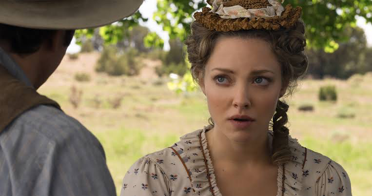 Amanda Seyfried in a still from A Million Ways to Die in the West
