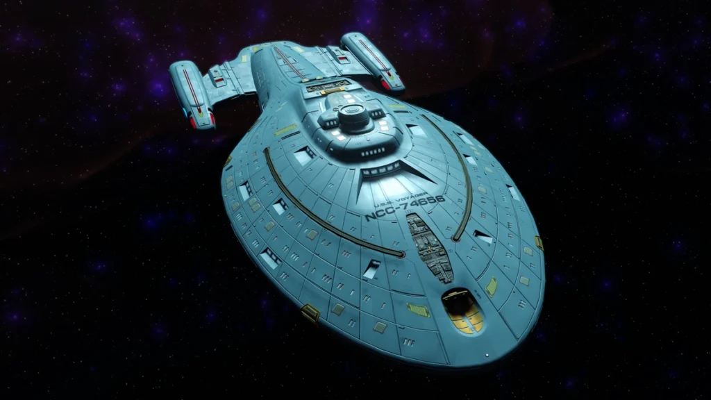 The USS Voyager from Star Trek: Voyager