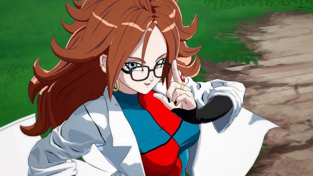 Vomi or Labcoat Android 21 smiling