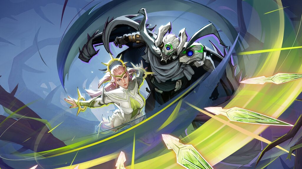 Marvel Rivals MVP animation featuring Strategist heroes Cloak & Dagger.