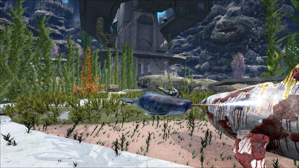 the image shows the upcoming underwater area of ARK: Survival Evolved's Aquatic Expansion