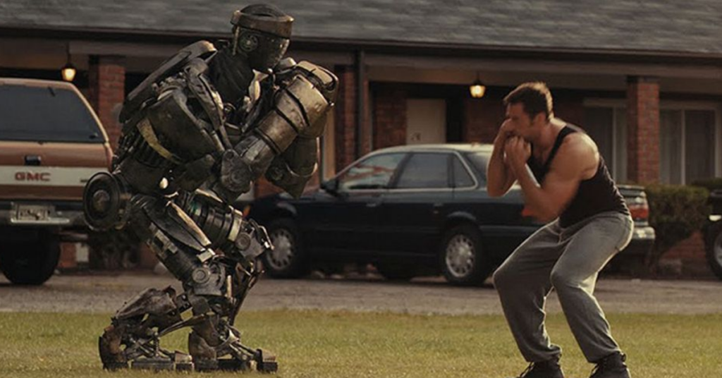 A still from Real Steel