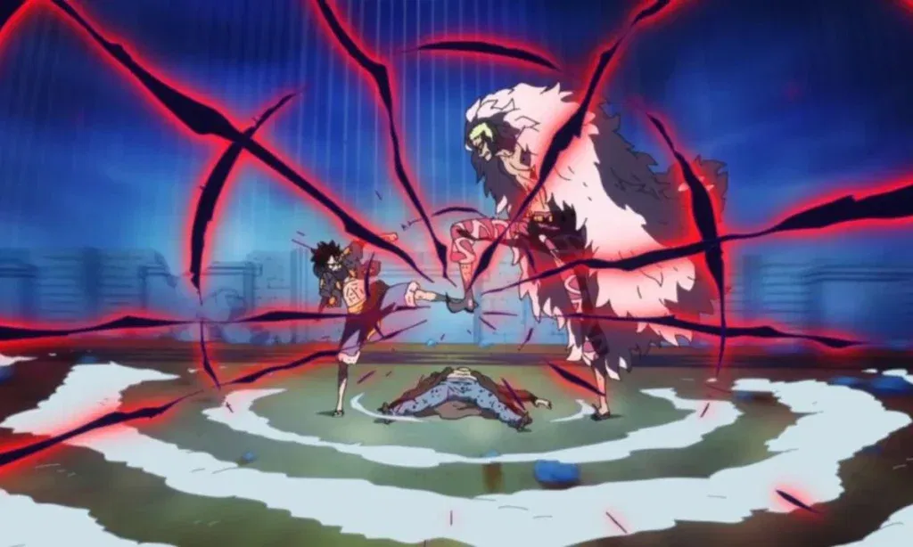 a still from the one piece anime series