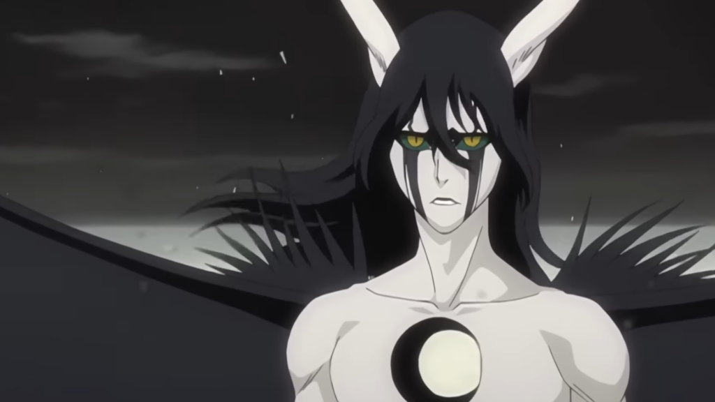 Ulquiorra in a still from Bleach anime
