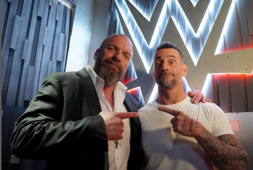 Triple H and CM Punk