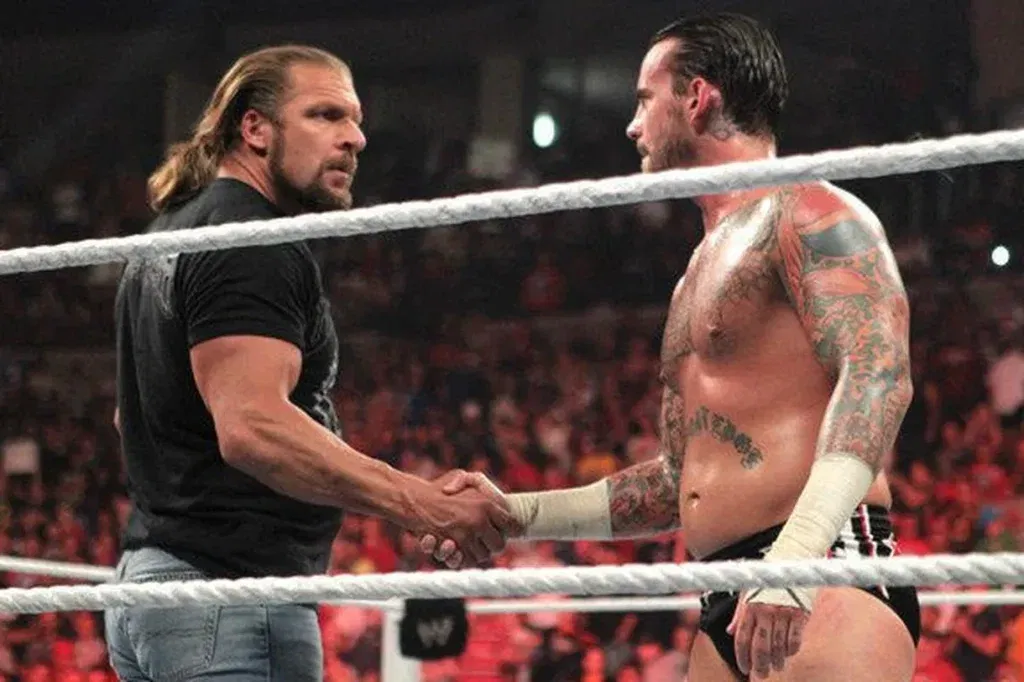 Triple H and CM Punk