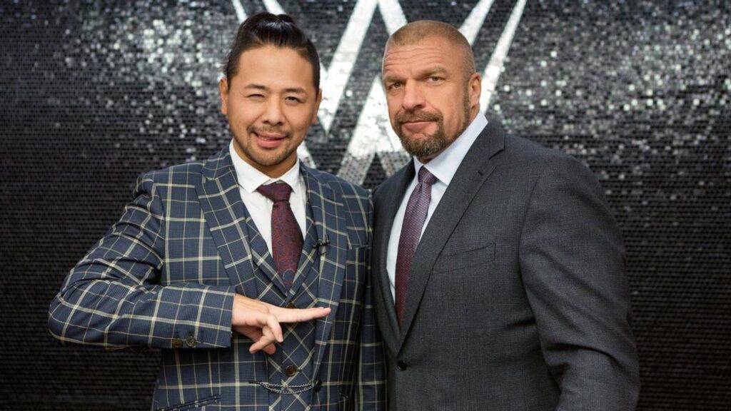 Shinsuke Nakamura was unveiled as a WWE signing by Triple H in 2016