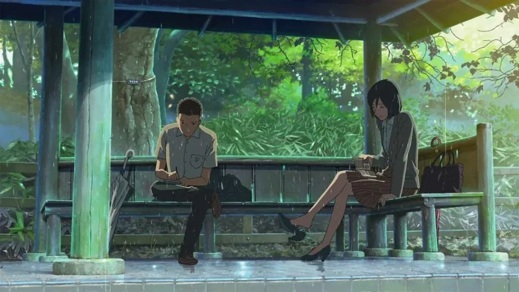 5 Makoto Shinkai Movie That Deserve Live-Action Adaptations After 5 Centimeters per Second 1 Yukino and Takao from The Garden of Words.