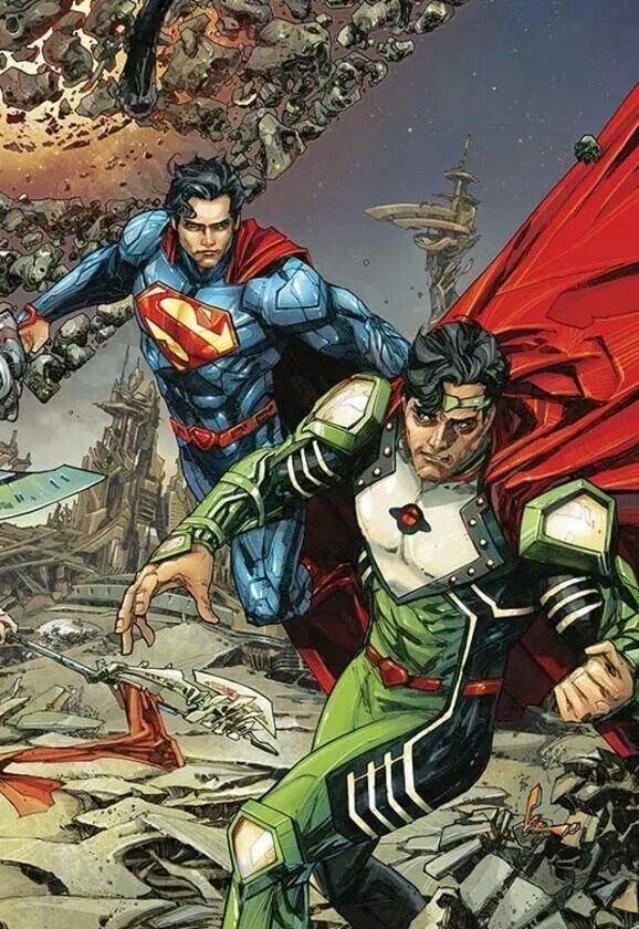 10 DCU Roles That Would Be Perfect for Henry Cavill 95 Jor-El and Superman standing beside each other infront of city debrie