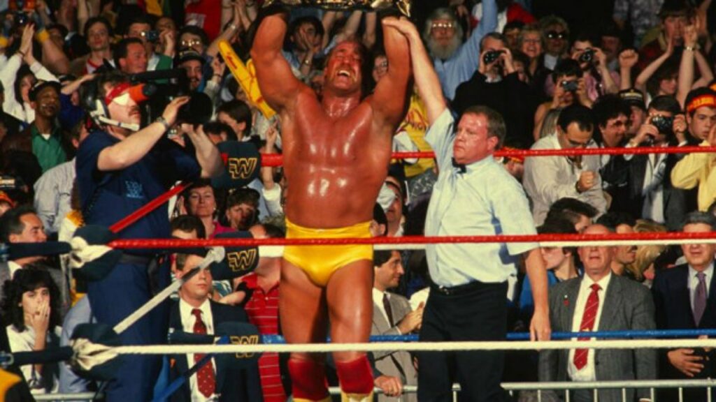 Hulk Hogan wins at WrestleMania V