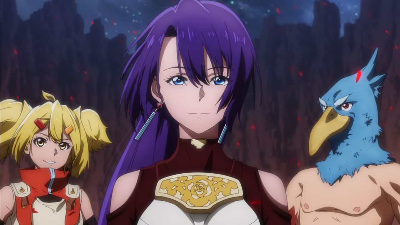 Towa, Kei, and Sunraku in Shangri-La Frontier