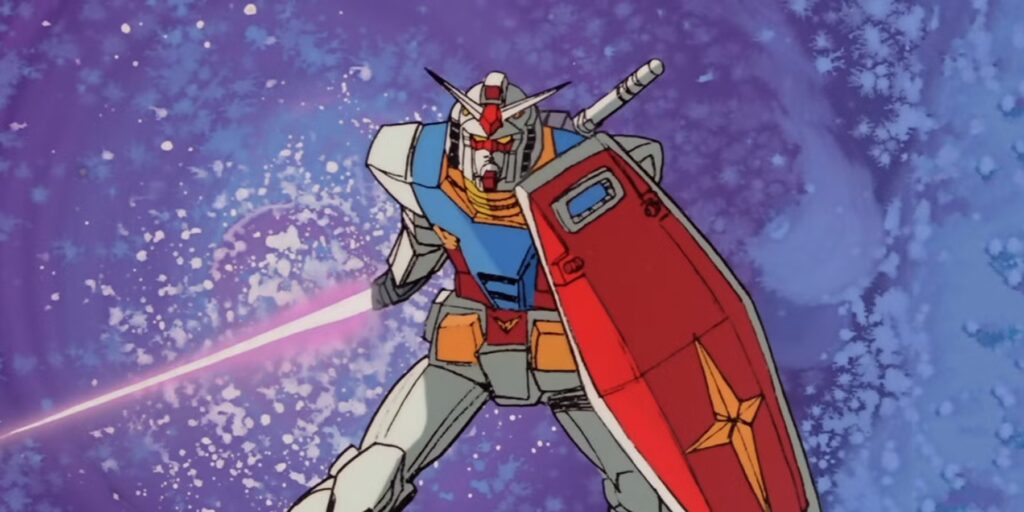 RX-78-2 Gundam fighting in space