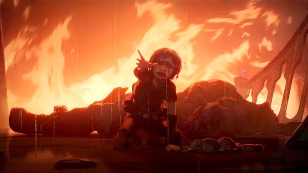 "Certain production formulas have become too rigid": ‘Arcane’ Creator Opens up About the Influence of Animation in France and Japan 1 Jinx, or young Powder, pleads Vi to not leave her in Arcane.