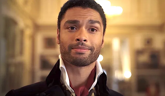 Regé-Jean Page in a still from Bridgerton. Credit Netflix Screenshot