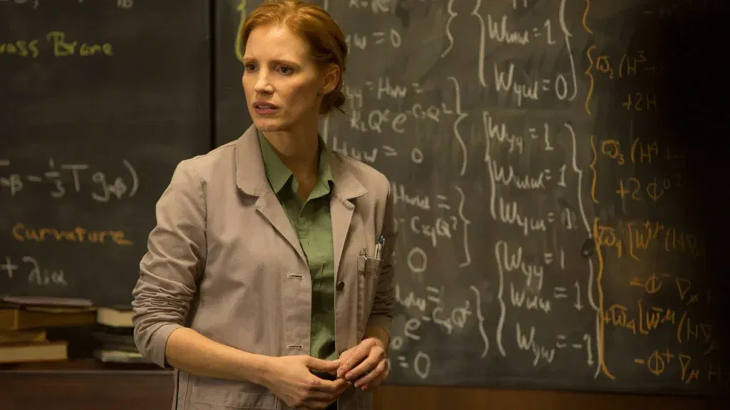 Jessica Chastain in a still from Interstellar
