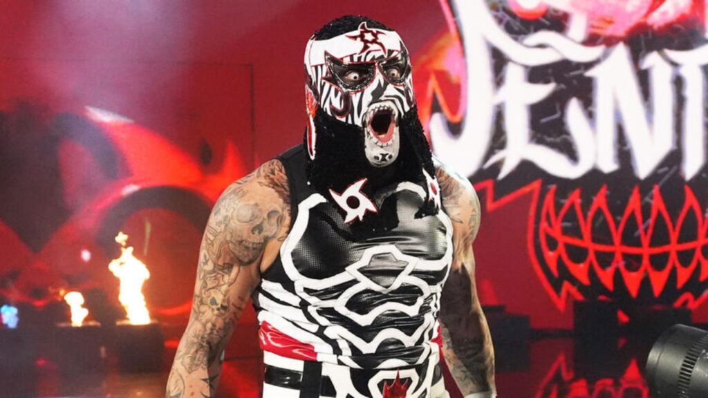 Penta making his WWE entrance