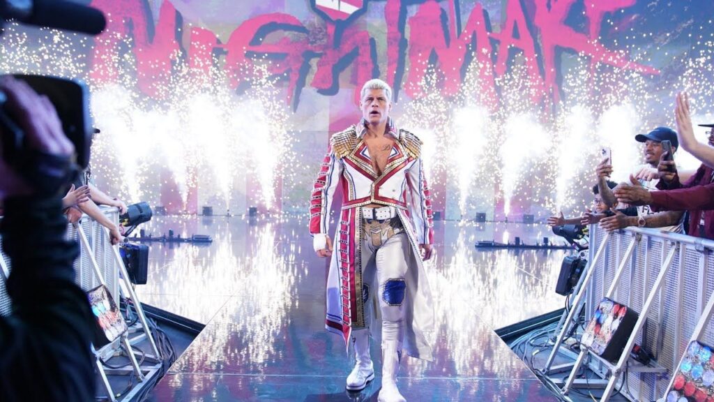 Cody Rhodes entering WWE arena