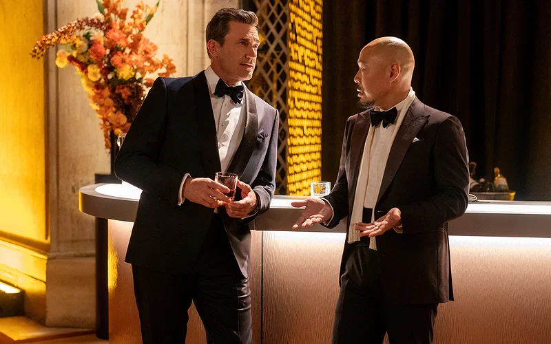 The Theory Behind Ashe’s Master Plan 14 Jon Hamm and Hoon Lee in Your Friends & Neighbors (2025)