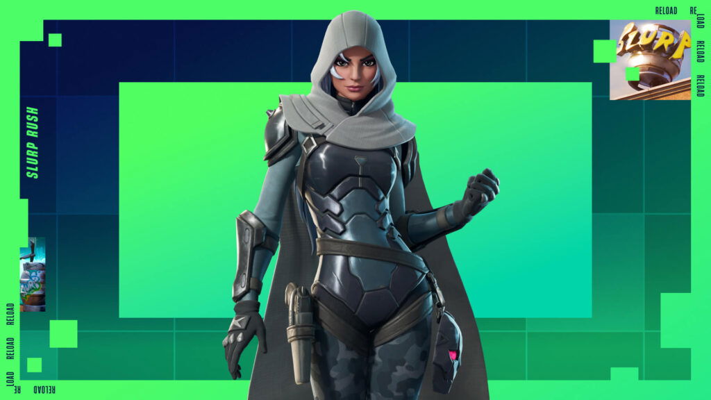 The image shows Vanguard Zadie Skin in Fortnite