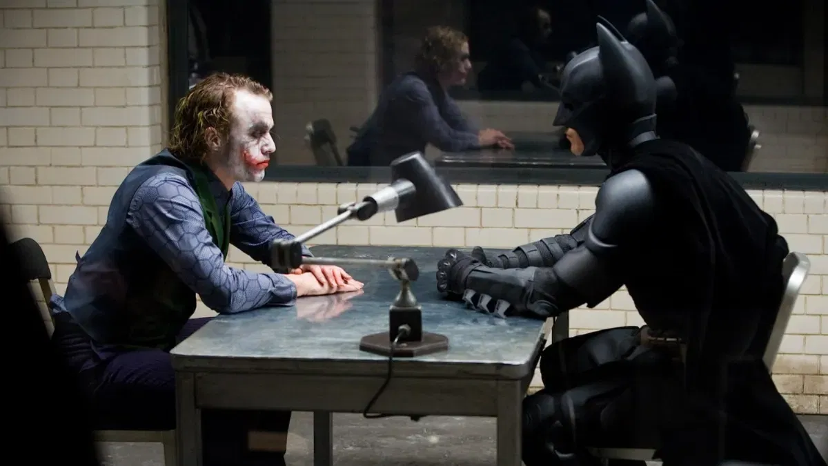 A still from Christopher Nolan's The Dark Knight