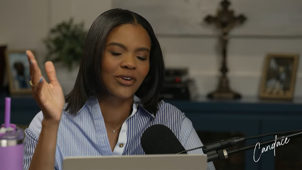 Candace Owens talking about Roseanne Barr's accusation in her latest episode