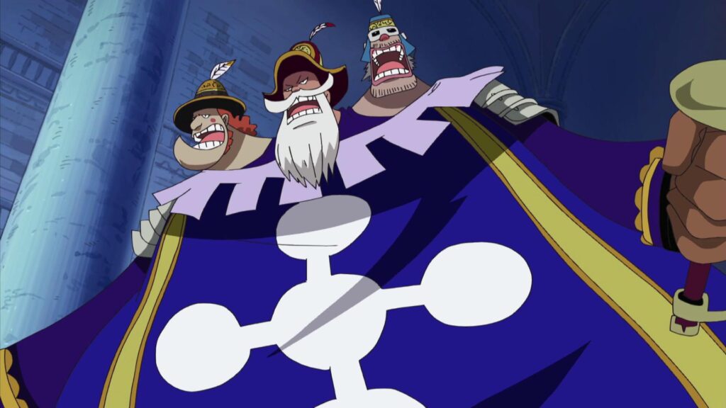 baskerville judge with his three heads