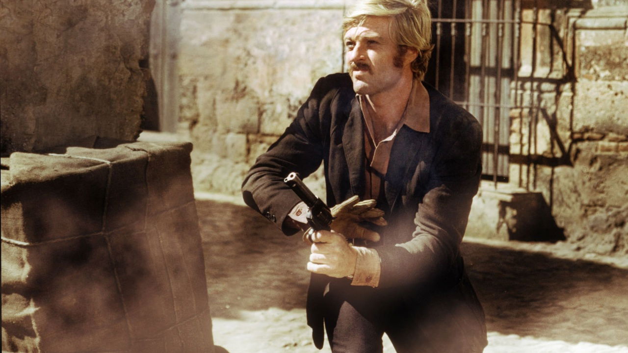 Robert Redford in a still from Butch Cassidy and the Sundance Kid