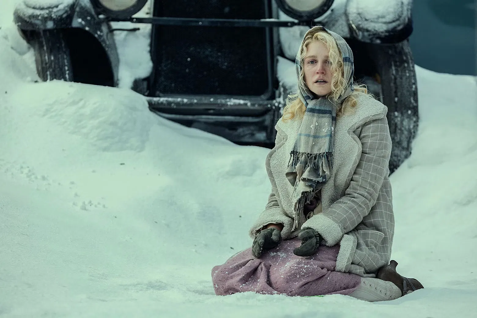 Julia Schlaepfer as Alexandra in a still from Taylor Sheridan's 1923