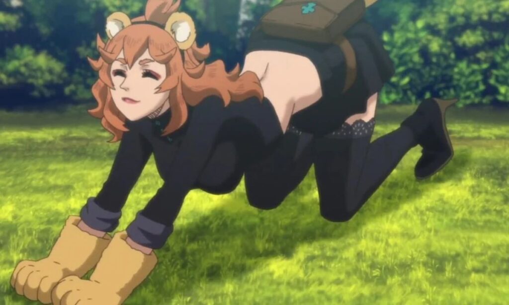 Mereoleona poses in Petit Clover (Black Clover)