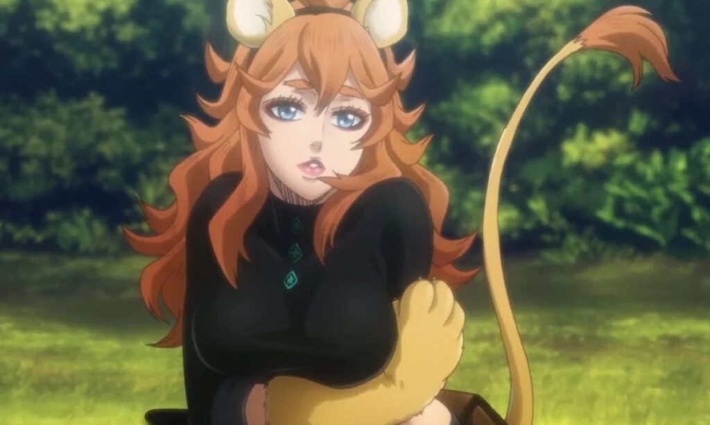 Mereoleona's Crimson Lion Dress in Black Clover: Petit Clover