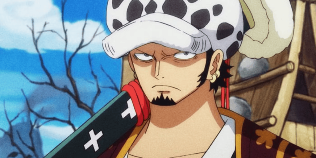 Trafalgar Law in his Wano outfit in One Piece.