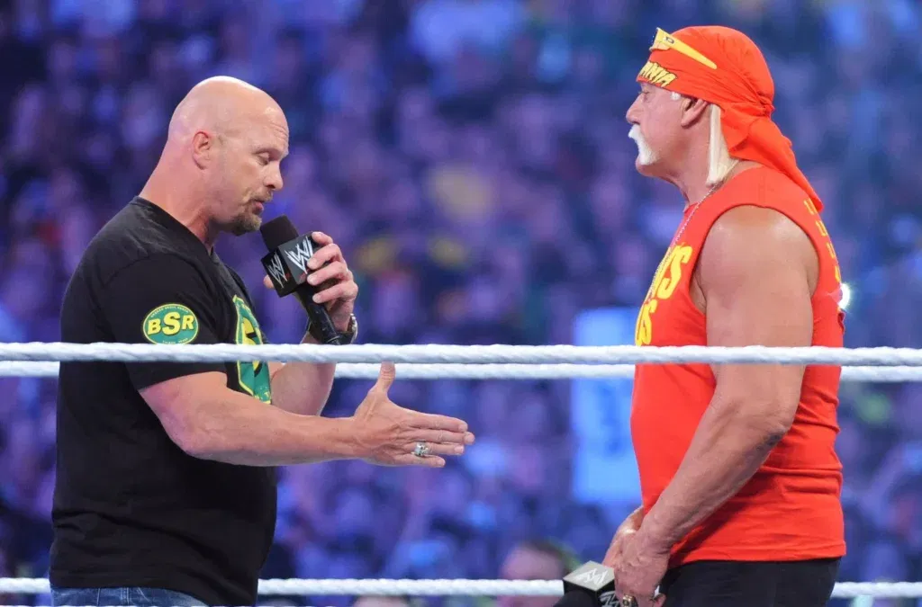Hulk Hogan met with Steve Austin at WrestleMania 41
