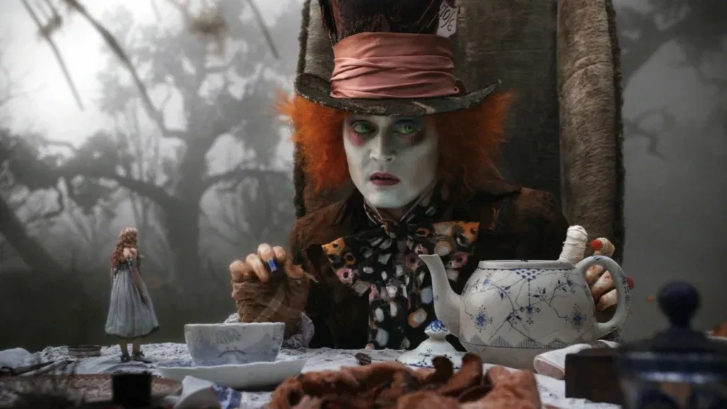 Johnny Depp as Mad Hatter in Alice in Wonderland