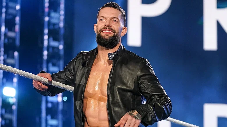 Finn Bálor making his WWE entrance