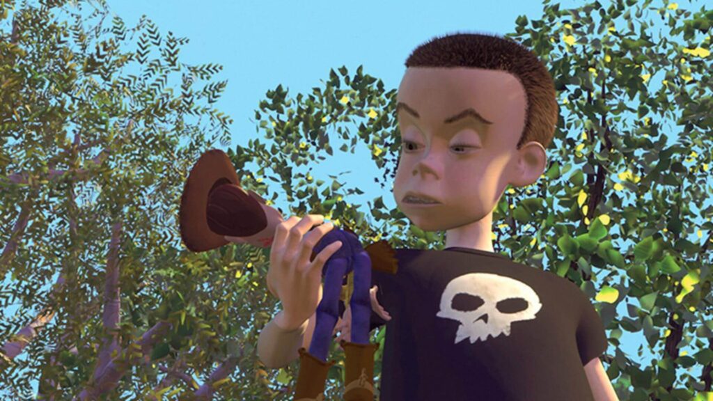 A still from Toy Story 