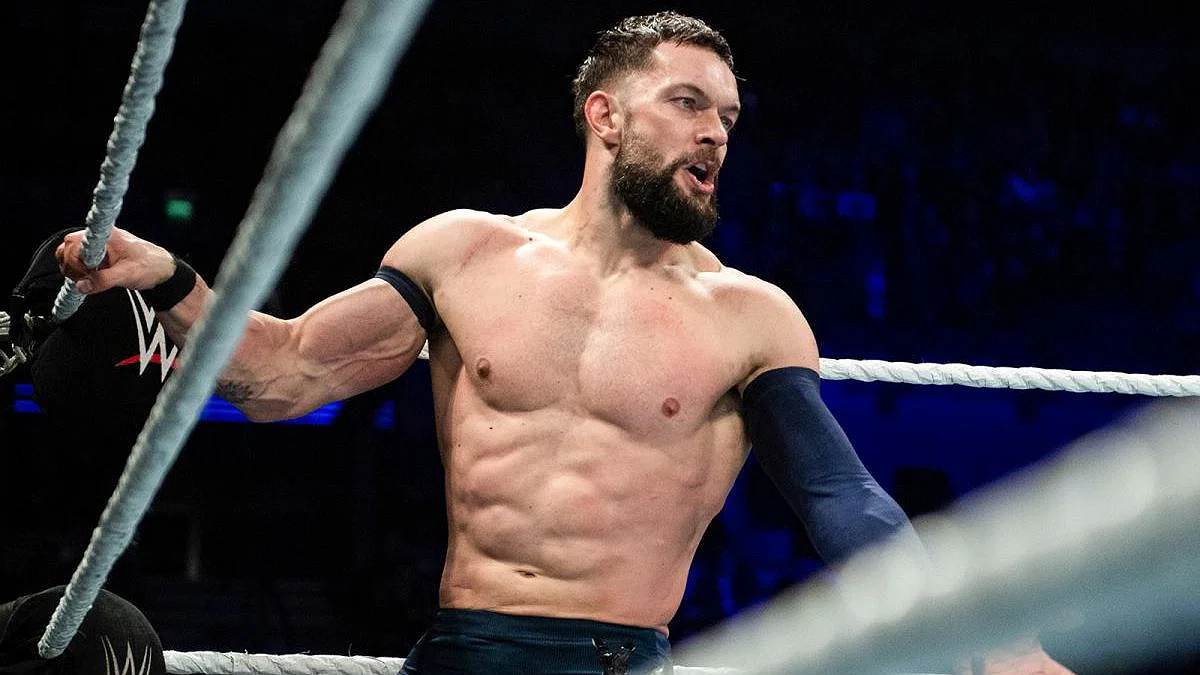 Finn Bálor during his WWE match