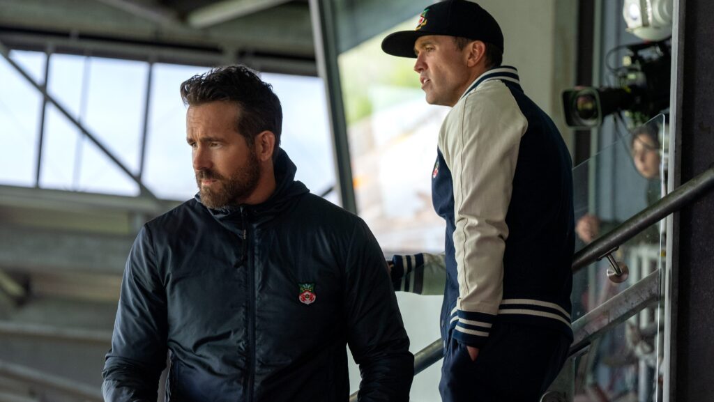 Ryan Reynolds and Rob McElhenney in Welcome to Wrexham | Image via FX